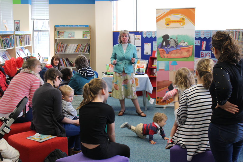 Lynne at Yeovil Library