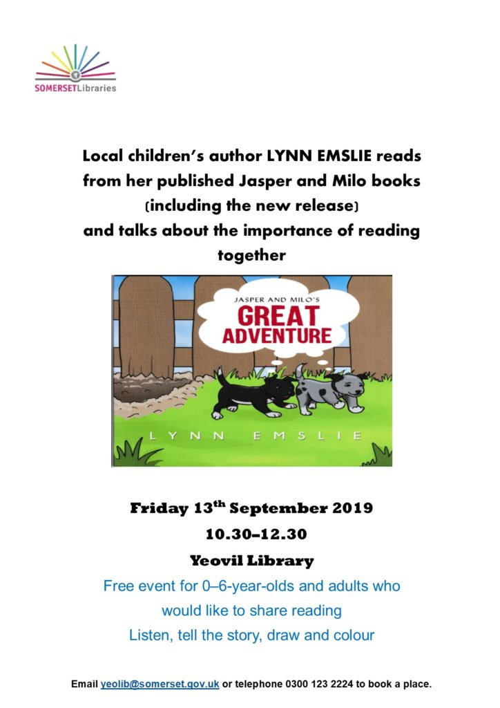 Lynn at Yeovil Library - September 2019